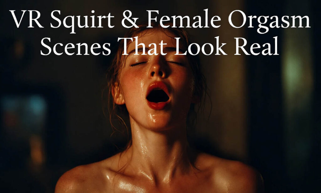 vr squirt and female orgasm